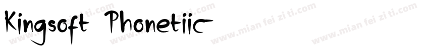 Kingsoft Phonetiic字体转换